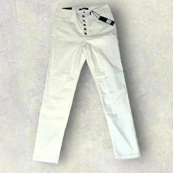 Numero white 5 button up pants waist size 30 - Picture 1 of 3